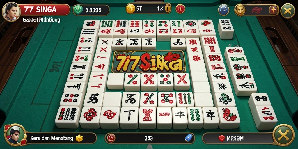 Tampilan gameplay 77SINGA yang menawan dan penuh tantangan.