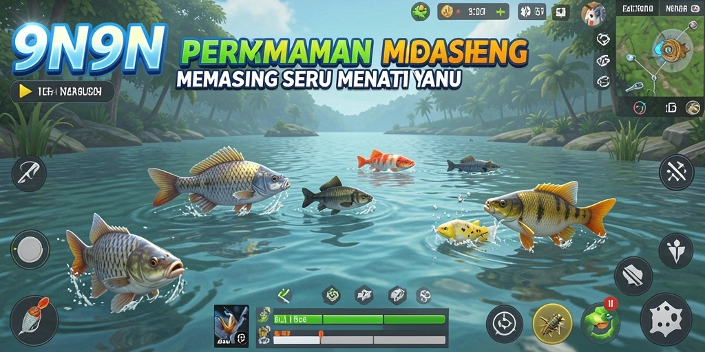 Tangkapan ikan yang mengesankan dalam game 9N9N.