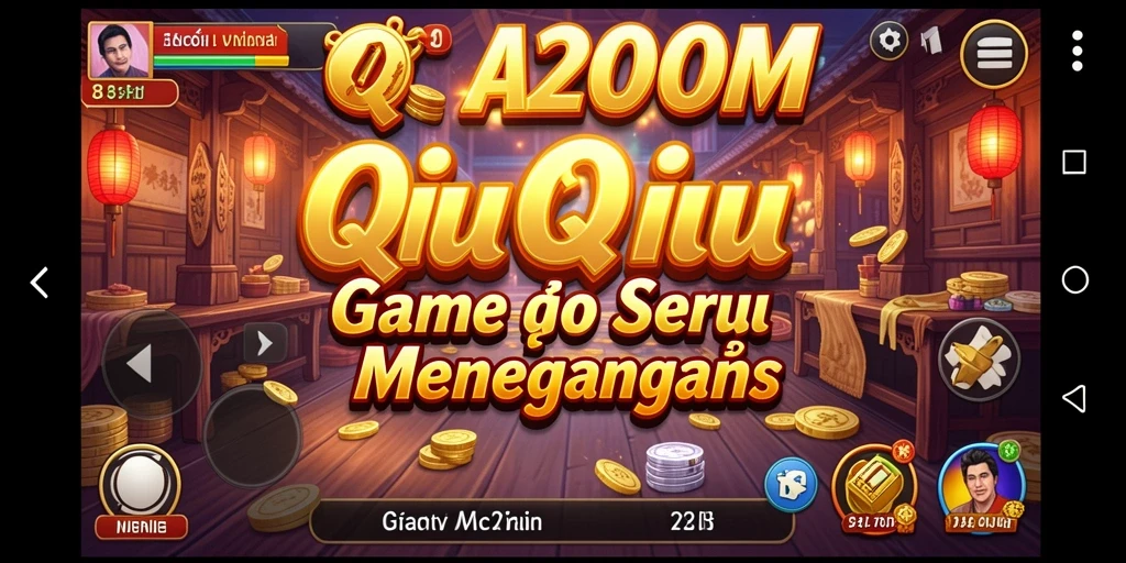 Screenshot gameplay QiuQiu A200M yang seru dan menegangkan.