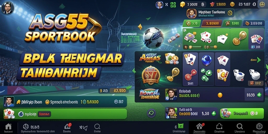 Tampilan gameplay menarik dari aplikasi Sportsbook ASG55.