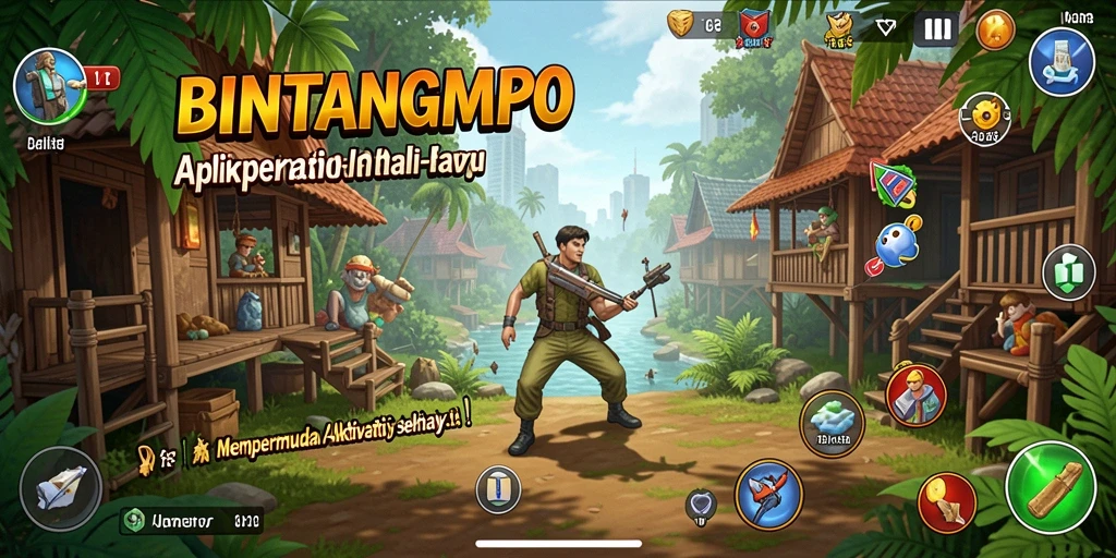 Tampilan antarmuka BINTANGMPO yang user-friendly untuk aktivitas Utility.