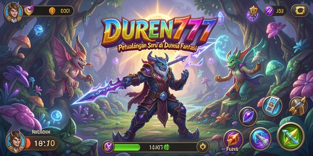 Screenshot gameplay DUREN777 yang menampilkan aksi petualangan mendebarkan.