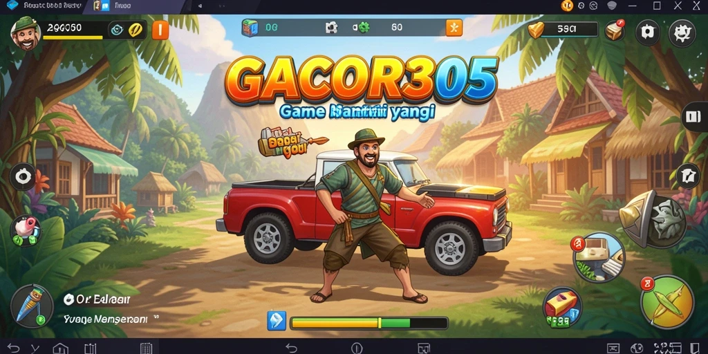 Screenshot GACOR305 menunjukkan gameplay santai dan menyenangkan.