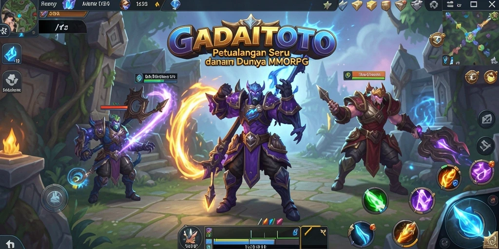 Screenshot menarik dari gameplay GADAITOTO yang menampilkan pertarungan epik.
