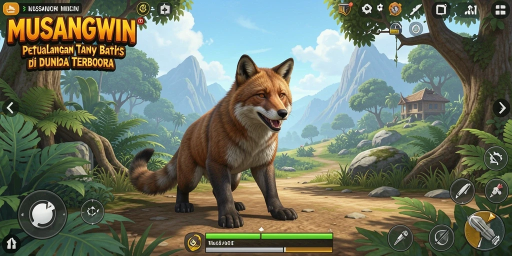 Gameplay MUSANGWIN yang mendebarkan dalam dunia Open World.