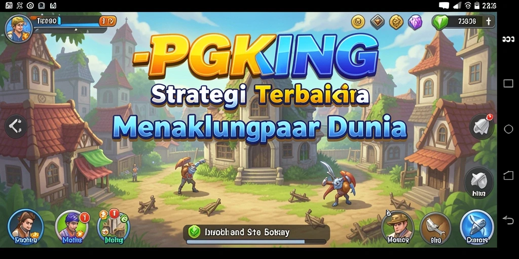 Tampilan gameplay PGKING yang mendebarkan dan penuh strategi.