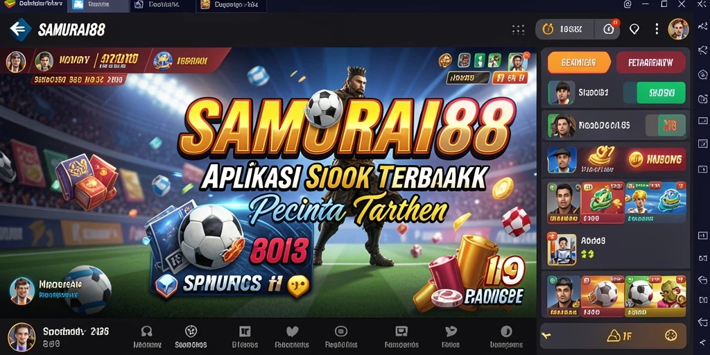 Tampilan menarik dari gameplay Sportsbook SAMURAI88 yang interaktif.