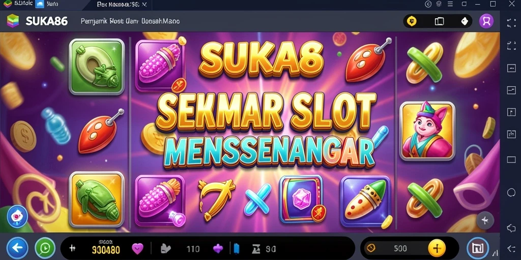 Tampilan gameplay menarik dan interaktif dari SUKA86.