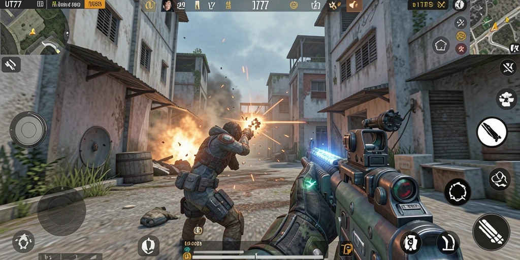 Tampilan menarik dari gameplay TPS yang seru dan menegangkan.