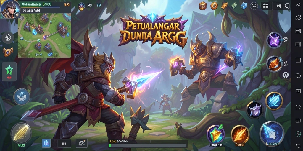 Gameplay V89 yang seru dan penuh aksi dalam dunia ARPG.