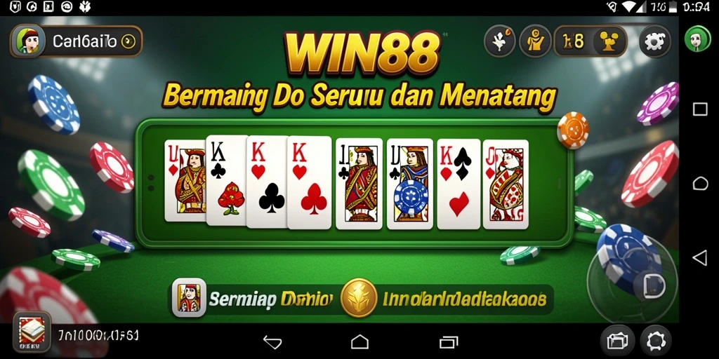 Tampilan permainan domino yang menarik dan seru di WIN88.