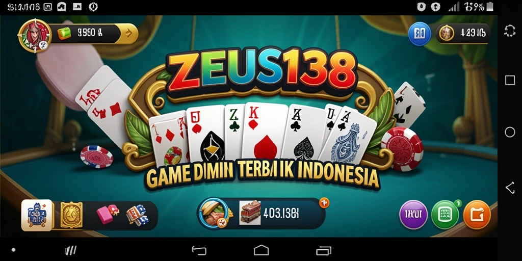 Tampilan gameplay seru saat bermain Domino di ZEUS138.
